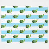 Veel Limoen Fleece Deken (Voorkant (Horizontaal))