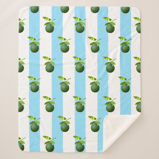 Veel Limoen Sherpa Deken (Voorkant)