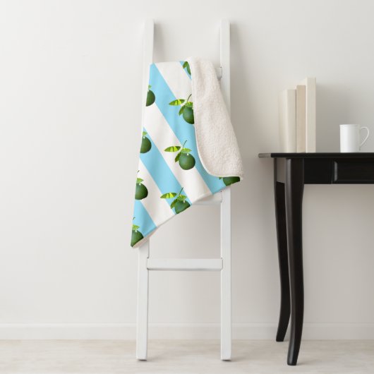 Veel Limoen Sherpa Deken (In situ)