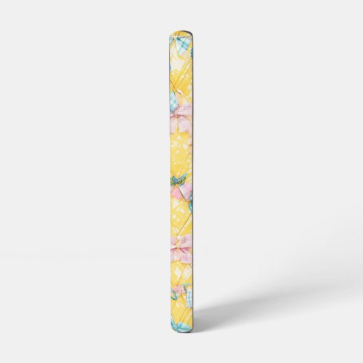 Veel linten en gespeelde patroon telefoonhoes samsung galaxy hoesje (Linkerkant)