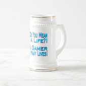 Veel lives Gamer Bierpul (Voorkant rechts)