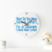 Veel lives Gamer Grote Klok (Huis)