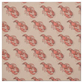 Veel Lobsters Fabric Stof (Swatch)