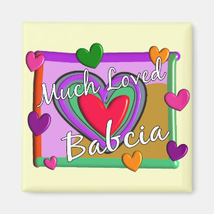 Veel Love Babcia (Poolse grootmoeder) Magneet