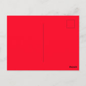 veel LOVE Cute Red verzenden Briefkaart (Achterkant)