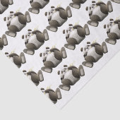 Veel luie panda's tissuepapier (Detail)