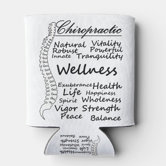 Veel manieren om "Chiropractie" Chiropractor Gift  Blikjeskoeler (Achterkant)