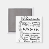 Veel manieren om "Chiropractie" Chiropractor Gift  Magneet (Voorkant / Achterkant)