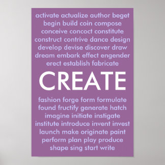 Veel manieren om creëer te gebruiken poster