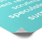 Veel manieren om na te denken poster (Hoek)