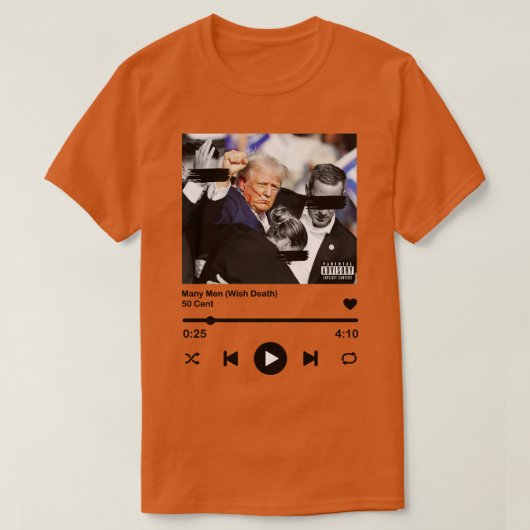 VEEL MANNEN T-SHIRT (Design voorkant)