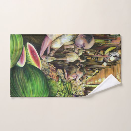 Veel Mannen, veel meloenen Bad Handdoek (Handdoek)