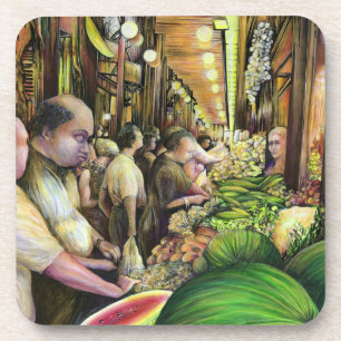 Veel Mannen, veel meloenen, Boedapest Drankjes Onderzetter