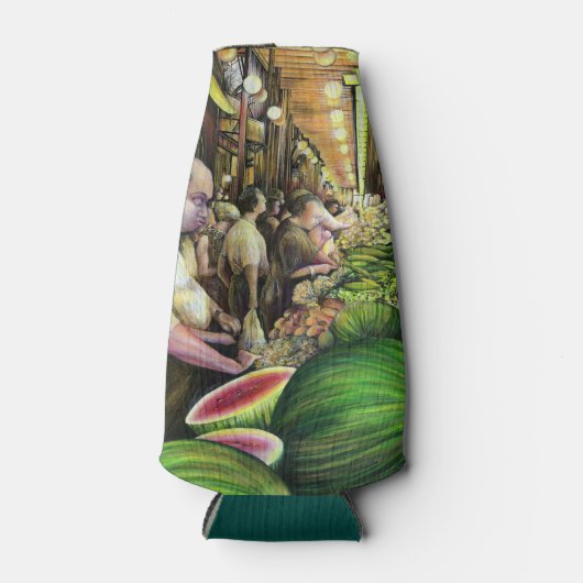 Veel Mannen, veel meloenen, Boedapest Flesjeskoeler (Voorkant)