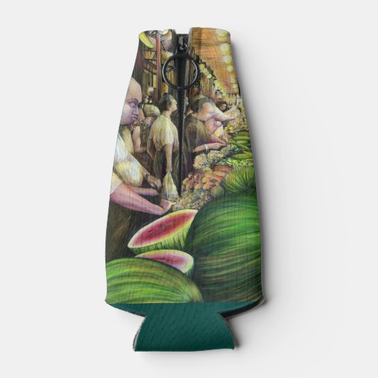 Veel Mannen, veel meloenen, Boedapest Flesjeskoeler (Achterkant)