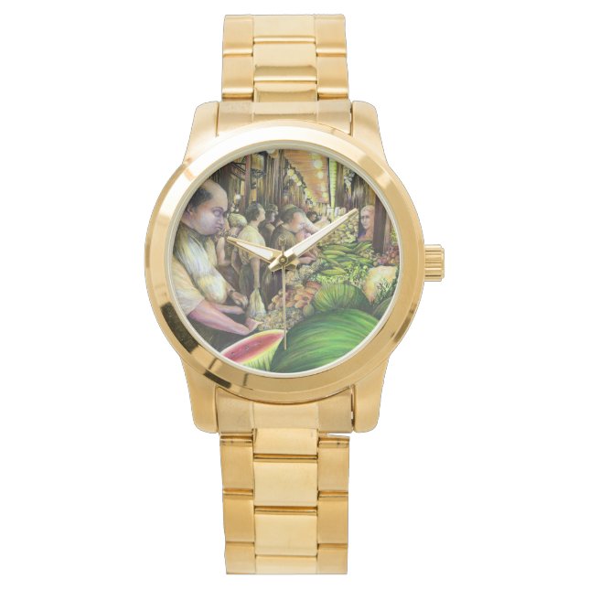 Veel Mannen, veel meloenen, Boedapest Horloge (Voorkant)