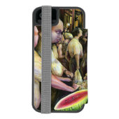 Veel Mannen, veel meloenen, Boedapest Incipio iPhone Portemonnee Hoesje (Agenda Achterkant)