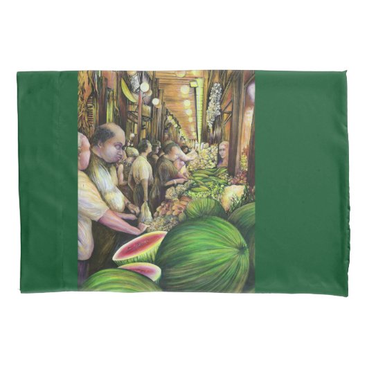 Veel Mannen, veel meloenen, Boedapest Kussensloop (Voorkant)