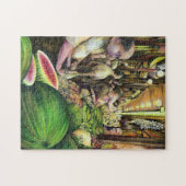 Veel Mannen, veel meloenen, Boedapest Legpuzzel (Horizontaal)