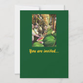 Veel Mannen, veel meloenen, Boedapest Magnetische Uitnodiging (Voorkant)