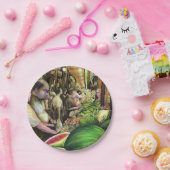 Veel Mannen, veel meloenen, Boedapest Papieren Bordje (Feest)