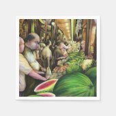 Veel Mannen, veel meloenen, Boedapest Servet (Voorkant)