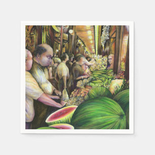 Veel Mannen, veel meloenen, Boedapest Servet