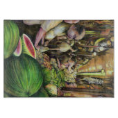 Veel Mannen, veel meloenen, Boedapest Snijplank (Voorkant)