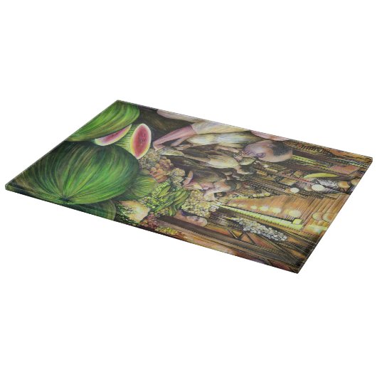 Veel Mannen, veel meloenen, Boedapest Snijplank (Hoek)