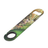 Veel Mannen, veel meloenen, Boedapest Speed Flessenopener (Voorkant Gekanteld)