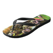 Veel Mannen, veel meloenen, Boedapest Teenslippers (Schuin)