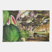 Veel Mannen, veel meloenen, Boedapest Theedoek (Horizontaal)