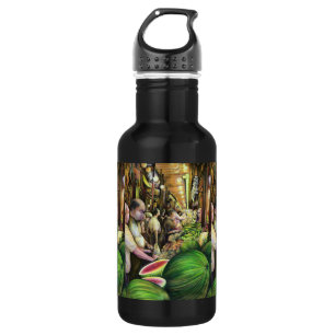 Veel Mannen, veel meloenen, Boedapest Waterfles