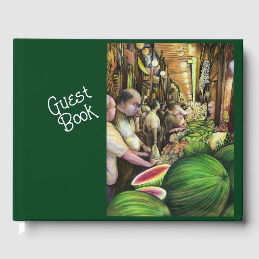 Veel Mannen, veel meloenen Gastenboek (Voorkant)