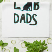 Veel Mannen zijn Dads, maar alleen speciale Mannen Theedoek (Gevouwen)