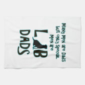 Veel Mannen zijn Dads, maar alleen speciale Mannen Theedoek (Horizontaal)