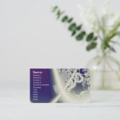 Veel Mansions Fine Fractal Art Visitekaartje (Staand voorkant)