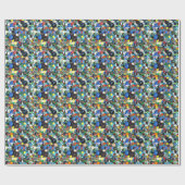 Veel marbles cadeaupapier (Vlak)