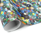Veel marbles cadeaupapier (Rol Hoek)