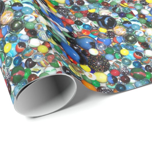 Veel marbles cadeaupapier (Rol Hoek)