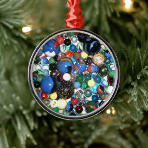 Veel marbles metalen ornament