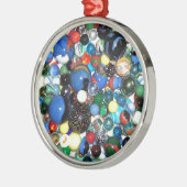 Veel marbles metalen ornament (Links)