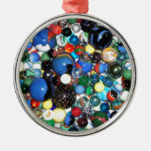 Veel marbles metalen ornament (Voorkant)