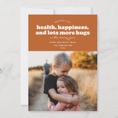 Veel meer hugs Holiday Kaart (Rust) (Voorkant)