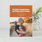 Veel meer hugs Holiday Kaart (Rust) (Staand voorkant)