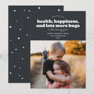 Veel meer hugs Holiday Kaart (slate)