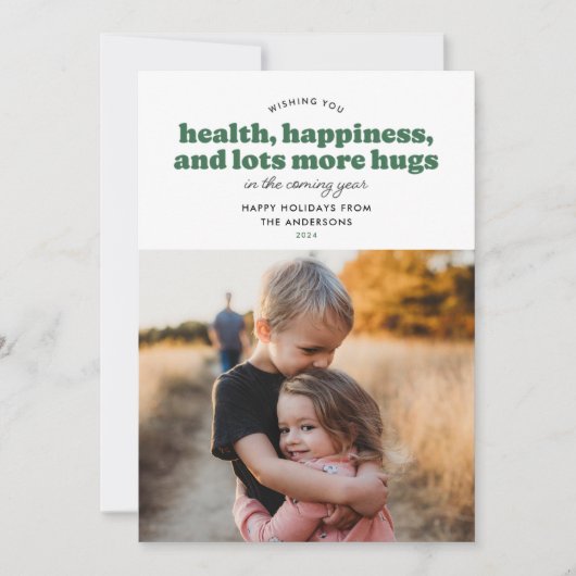 Veel meer Kaart voor feestdagen (groen) (Voorkant)