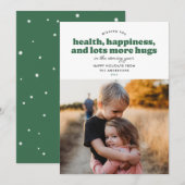 Veel meer Kaart voor feestdagen (groen) (Voorkant / Achterkant)