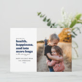 Veel meer Kaart voor fotovakantie (blauw) (Staand voorkant)