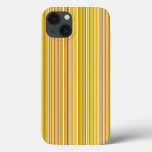 Veel meer kleuren strepen in geel Case-Mate iPhone case (Achterkant)